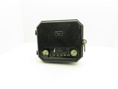 Taylor JS-342-B Level-Buoy Fulscope Pressure Transmitter Gauge *Broken Glass*