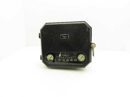 Taylor JS-342-B Level-Buoy Fulscope Pressure Transmitter Gauge *Broken Glass*