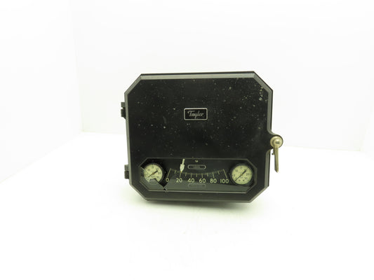 Taylor JS-342-B Level-Buoy Fulscope Pressure Transmitter Gauge *Broken Glass*