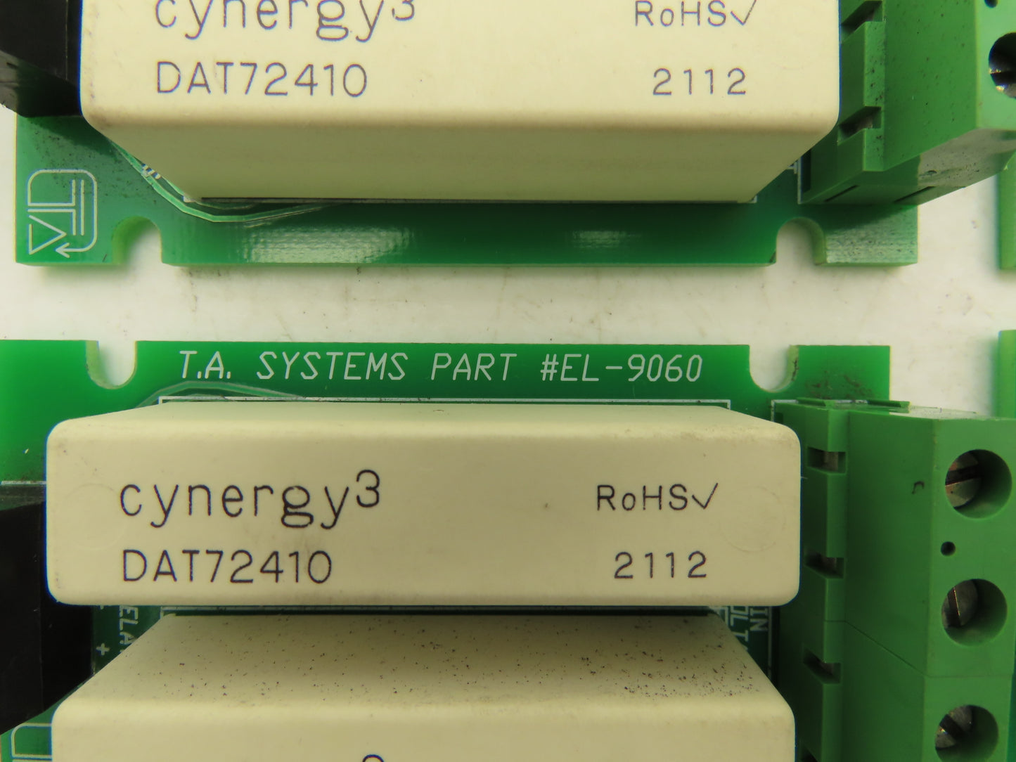 T.A. Systems EL-9060 Sonic High Voltage Relay 24V Coil Lot of 10