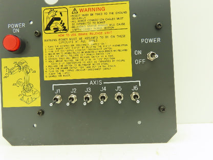 Fanuc A20B-1006-066 Circuit Board and Switches for Robotic Brake Release Unit