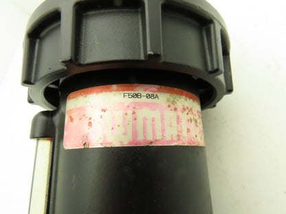 Numatics F50B-08A Pneumatic Air Line Filter 1"NPT High Flow 5 Micron