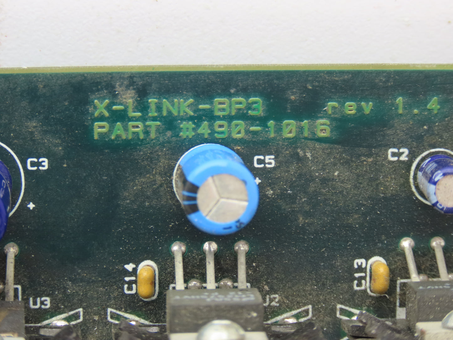 Molex Woodhead 490-1016 X-LINK-BP3 Printed Circuit Three Slot Backplane Card PCB