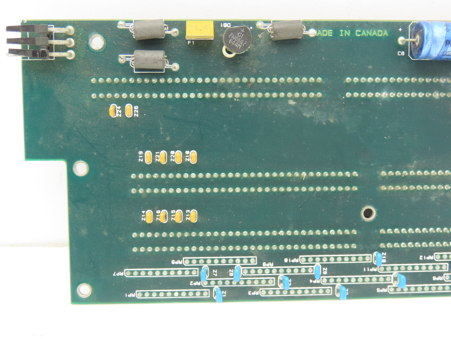 Molex Woodhead 490-1016 X-LINK-BP3 Printed Circuit Three Slot Backplane Card PCB