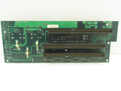 Molex Woodhead 490-1016 X-LINK-BP3 Printed Circuit Three Slot Backplane Card PCB