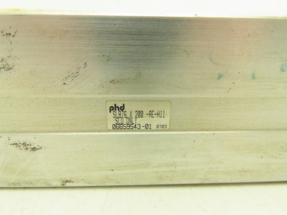 PHD SLB76 x 200-AE-H11 Pneumatic Cylinder Slide Only 200mm Travel