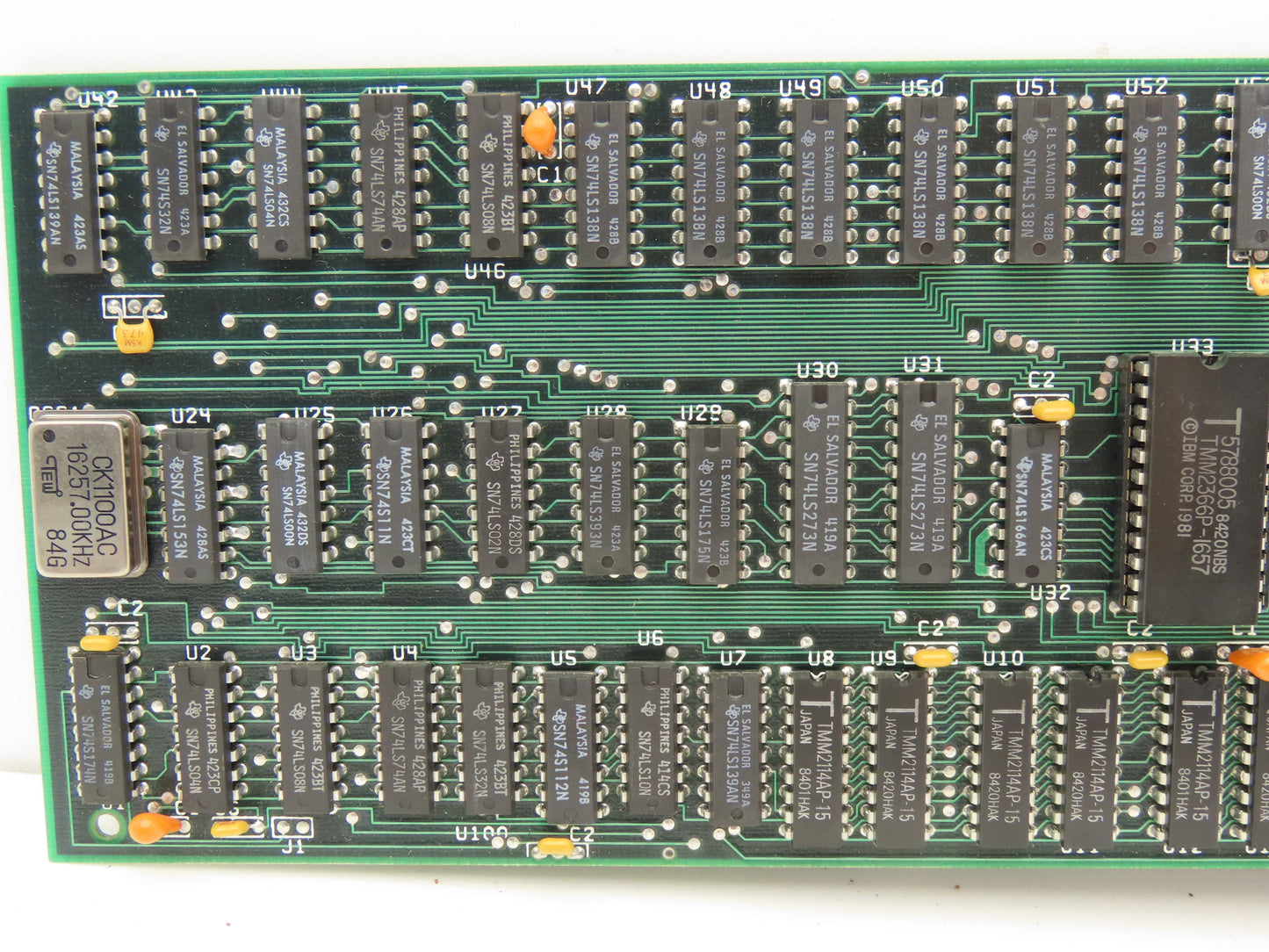 IBM 1501985APS 1501985APS Printed Circuit Black & White Parallel PC Card PCB