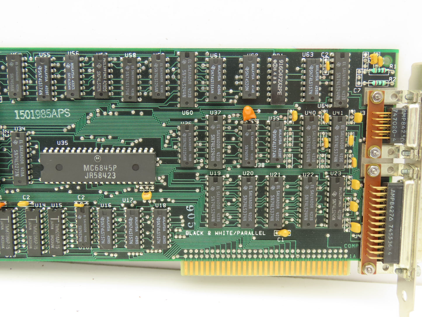 IBM 1501985APS 1501985APS Printed Circuit Black & White Parallel PC Card PCB