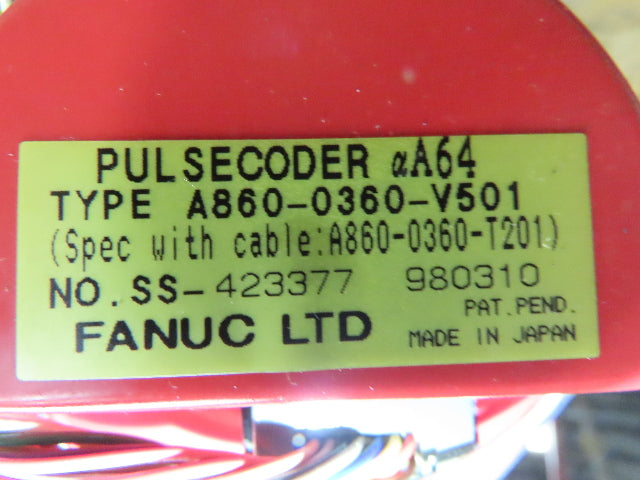 Fanuc A06B-0162-B175 AC Servo Motor 1.4 kW A860-0360-T061 Pulse Coder