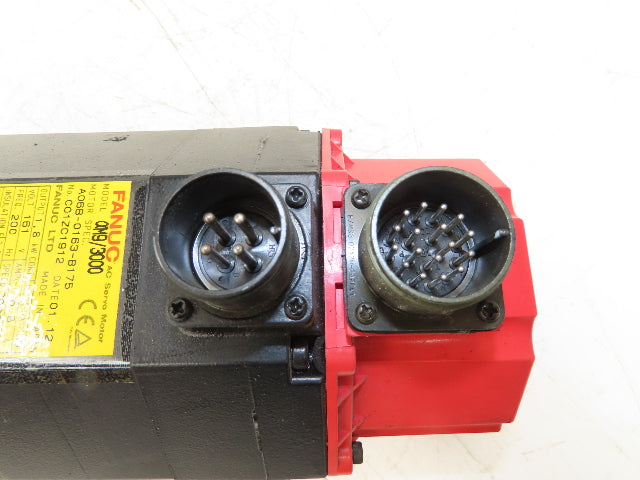 Fanuc A06B-0163-B175 Servo Motor 1.8kw 3000 RPM w/A860-0360-V501 Pulsecoder Aa64