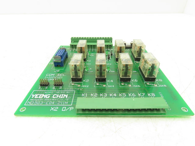 Yeong Chin Machinery Industries 503-E04-211M Printed Circuit Board Module PCB