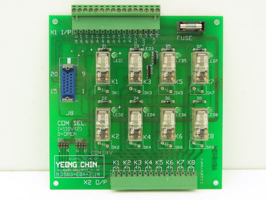 Yeong Chin Machinery Industries 503-E04-211M Printed Circuit Board Module PCB