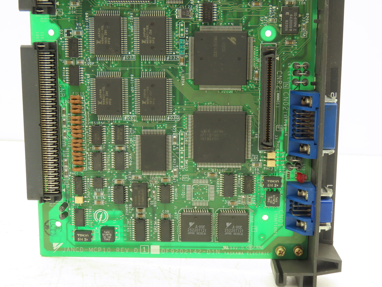 Yaskawa Electric JANCD-MCP10 MCP10 PCB Control Printed Circuit Board Slot Rack