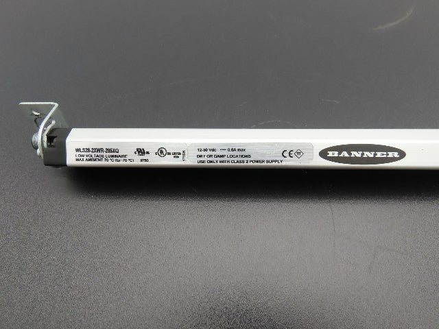 Banner WLS28-2XWR-285XQ Dual color Light Strip White/Red 12-30VDC Luminaire 28mm