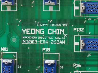 Yeong Chin Machinery Industries 503-E04-262AM Printed Circuit Board Module PCB