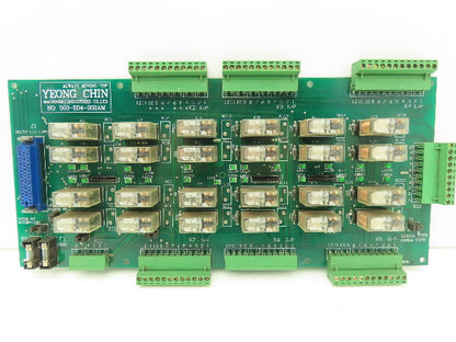 Yeong Chin Machinery Ind 503-E04-202AM Printed Circuit Board Relay Board PCB