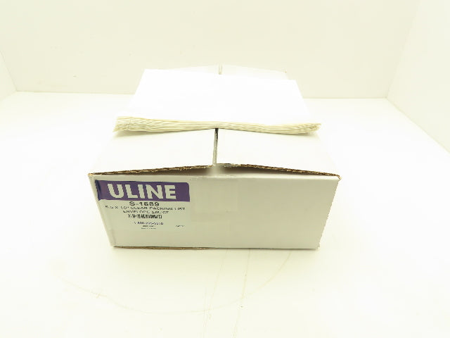 Uline Packing List Envelopes Clear 6 1/2 x 10" Side Loading Label Pouch 1000 ct
