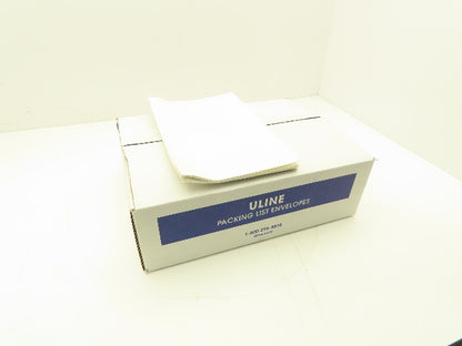 Uline Packing List Envelopes Clear 6 1/2 x 10" Side Loading Label Pouch 1000 ct