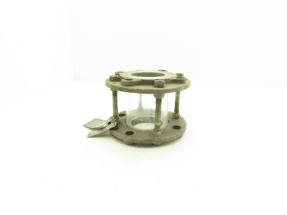 Jacoby Tarbox 6-FG-70 Sight Glass Flow Indicator 3" Flanged Stainless