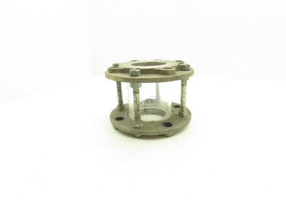 Jacoby Tarbox 6-FG-70 Sight Glass Flow Indicator 3" Flanged Stainless