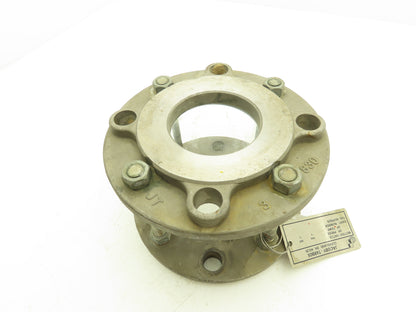 Jacoby Tarbox 6-FG-70 Sight Glass Flow Indicator 3" Flanged Stainless