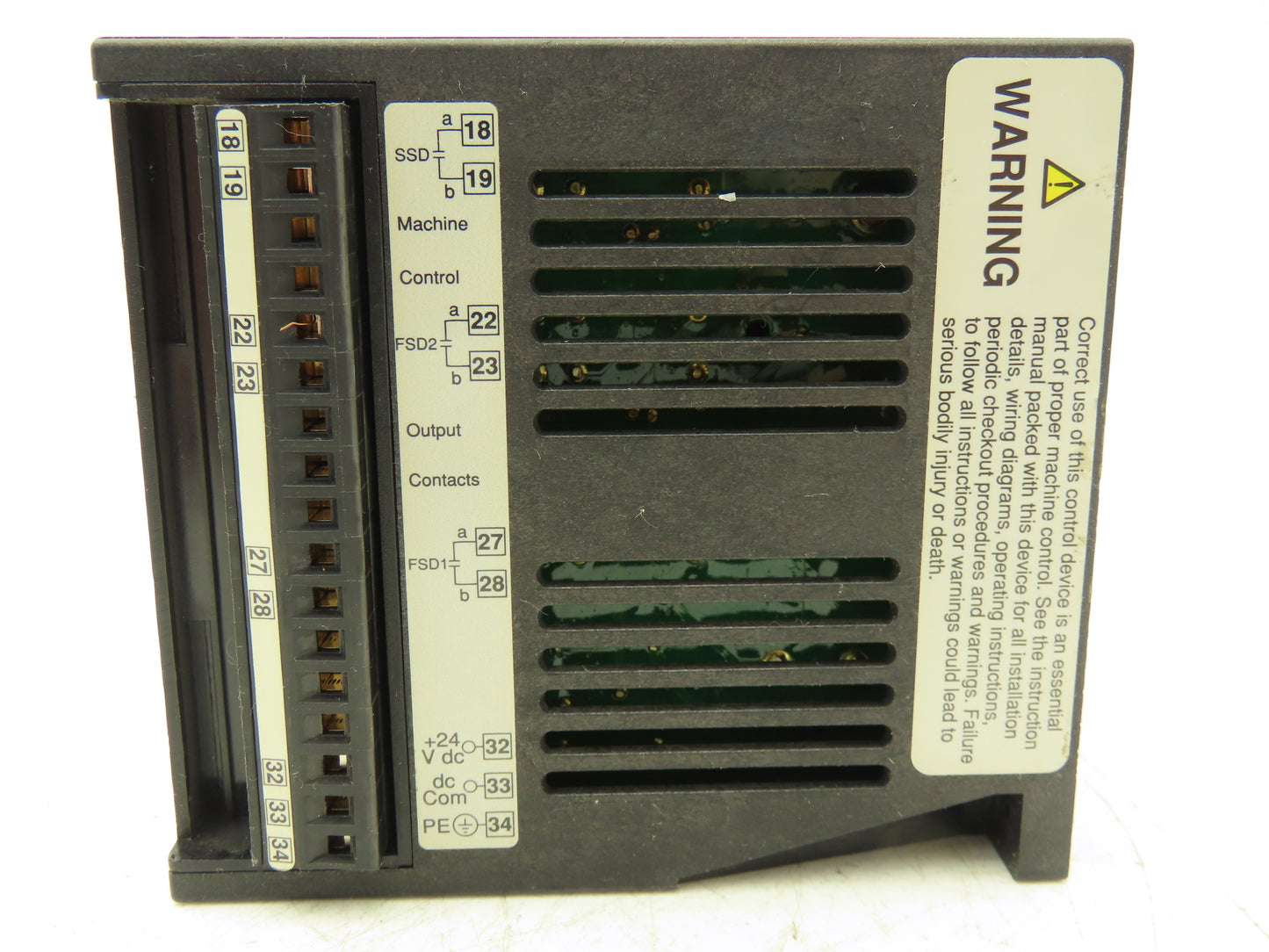 Banner GMMSDINT-1L2 HMI Mini Screen Controller Module 24VDC Din Rail Mount