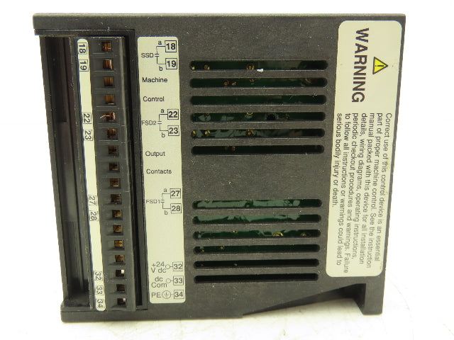 Banner GMMSDINT-1L2 HMI Mini Screen Controller Module 24VDC Din Rail Mount