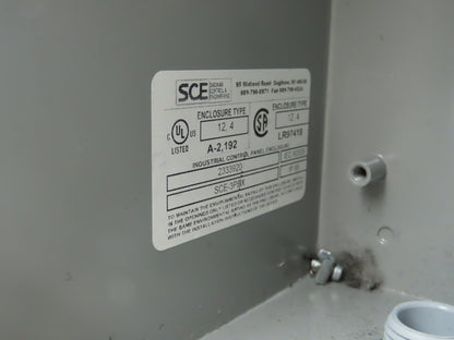 SCE-3PBXI Pushbutton Control Station Enclosure Green E-Stop 3-Button Box