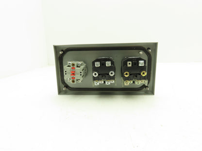 SCE-3PBXI Pushbutton Control Station Enclosure Green E-Stop 3-Button Box