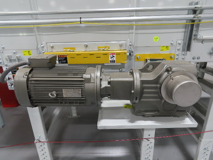 Hytrol Compcrs 43"x 63' Slider Bed Conveyor 41" Belt 7.5Hp 3PH Center Drive VFD