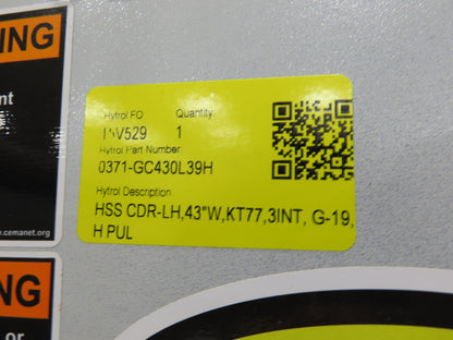 Hytrol Compcrs 43"x 63' Slider Bed Conveyor 41" Belt 7.5Hp 3PH Center Drive VFD