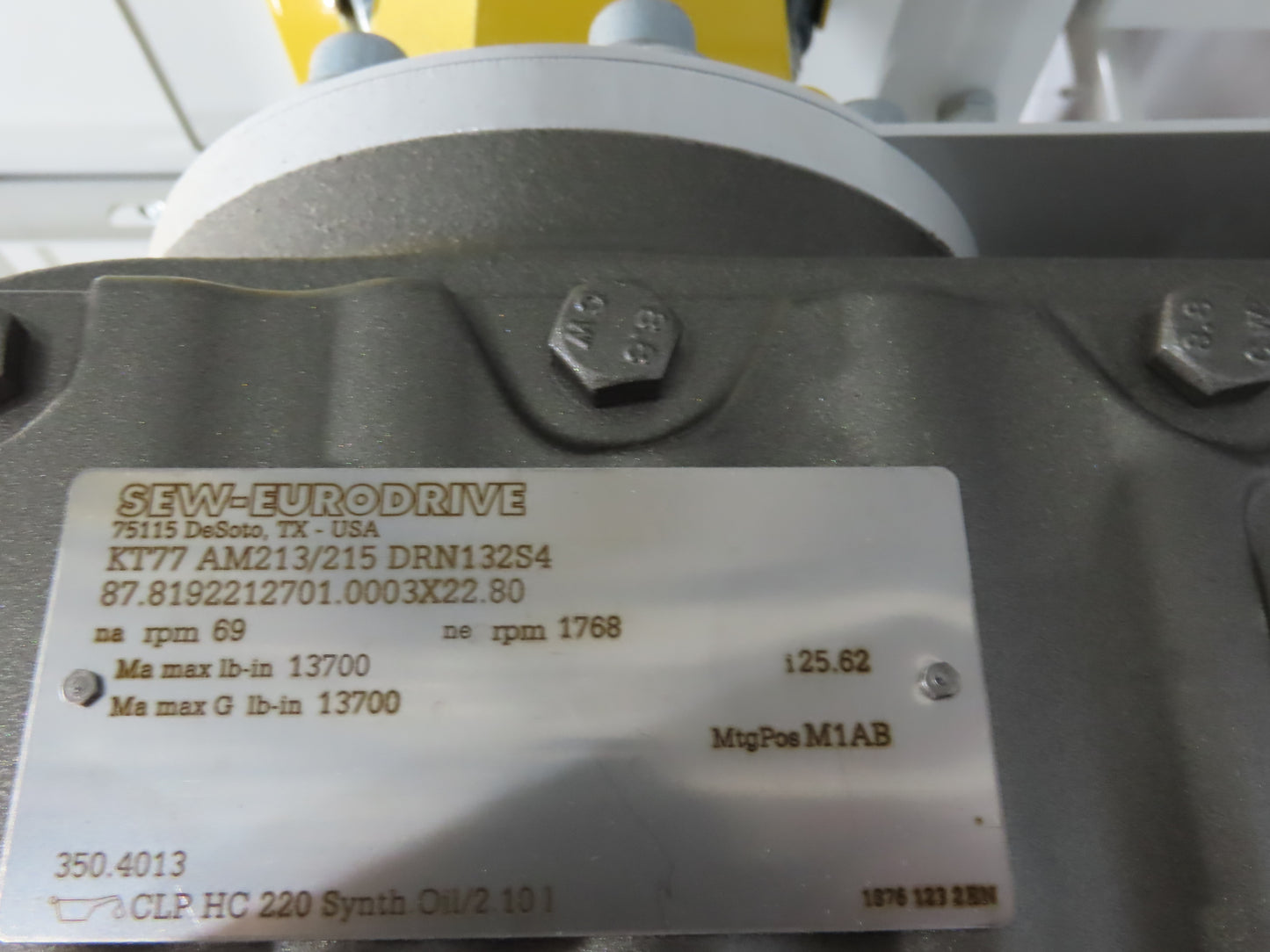 Hytrol Compcrs 43"x 63' Slider Bed Conveyor 41" Belt 7.5Hp 3PH Center Drive VFD