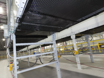 Hytrol Compcrs 43"x 63' Slider Bed Conveyor 41" Belt 7.5Hp 3PH Center Drive VFD