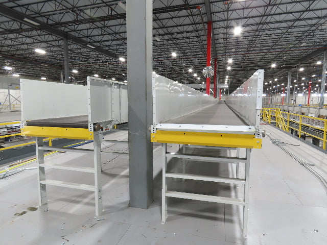 Hytrol Compcrs 43"x 63' Slider Bed Conveyor 41" Belt 7.5Hp 3PH Center Drive VFD