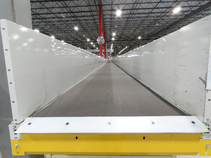 Hytrol Compcrs 43"x 63' Slider Bed Conveyor 41" Belt 7.5Hp 3PH Center Drive VFD