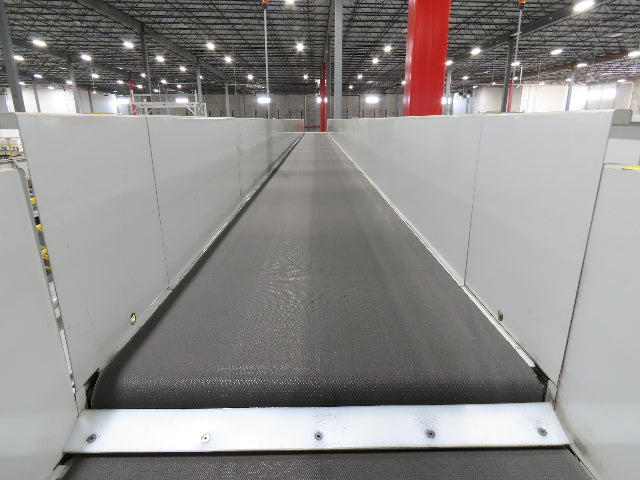 Hytrol Compcrs 43"x 63' Slider Bed Conveyor 41" Belt 7.5Hp 3PH Center Drive VFD