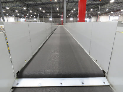 Hytrol Compcrs 43"x 63' Slider Bed Conveyor 41" Belt 7.5Hp 3PH Center Drive VFD