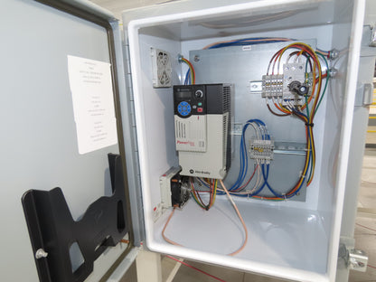 Hytrol HSS 43"x 61' Slider Bed Conveyor 41" Belt 7.5Hp 3PH Center Drive w/VFD