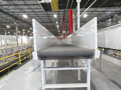 Hytrol HSS 43"x 61' Slider Bed Conveyor 41" Belt 7.5Hp 3PH Center Drive w/VFD