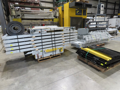 Hytrol HSS 43"x 61' Slider Bed Conveyor 41" Belt 7.5Hp 3PH Center Drive w/VFD