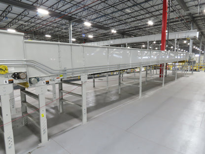 Hytrol HSS 43"x 61' Slider Bed Conveyor 41" Belt 7.5Hp 3PH Center Drive w/VFD