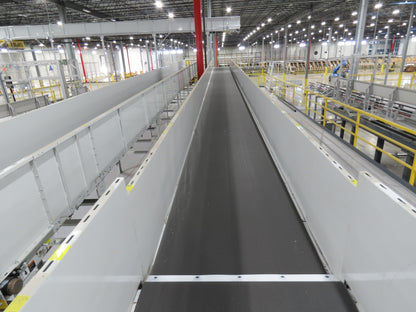 Hytrol HSS 43"x 61' Slider Bed Conveyor 41" Belt 7.5Hp 3PH Center Drive w/VFD