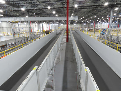 Hytrol HSS 43"x 61' Slider Bed Conveyor 41" Belt 7.5Hp 3PH Center Drive w/VFD