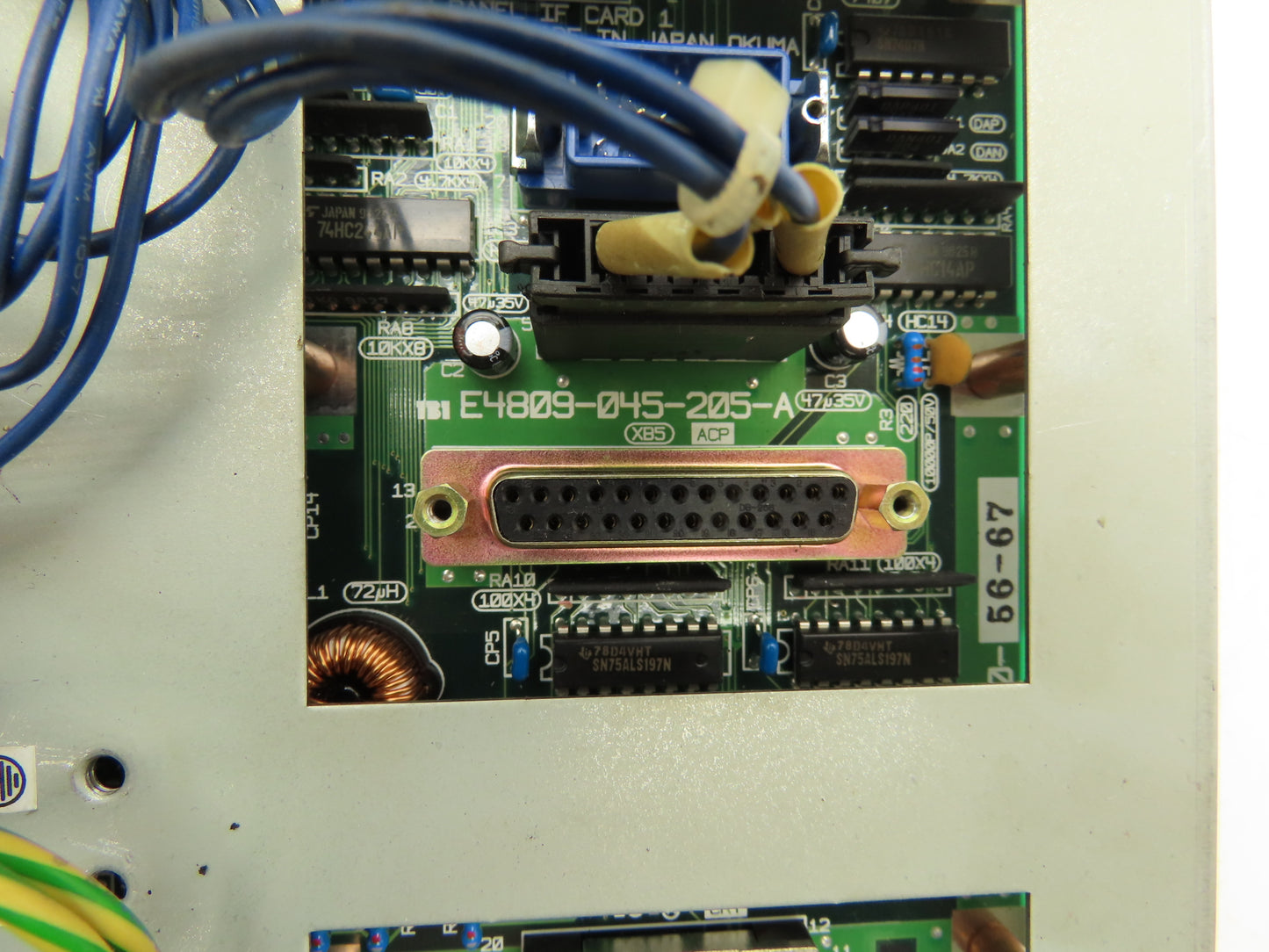 Okuma 1911-2523-64-008 OPUS7000 Panel IF Circuit Board and Power Supply