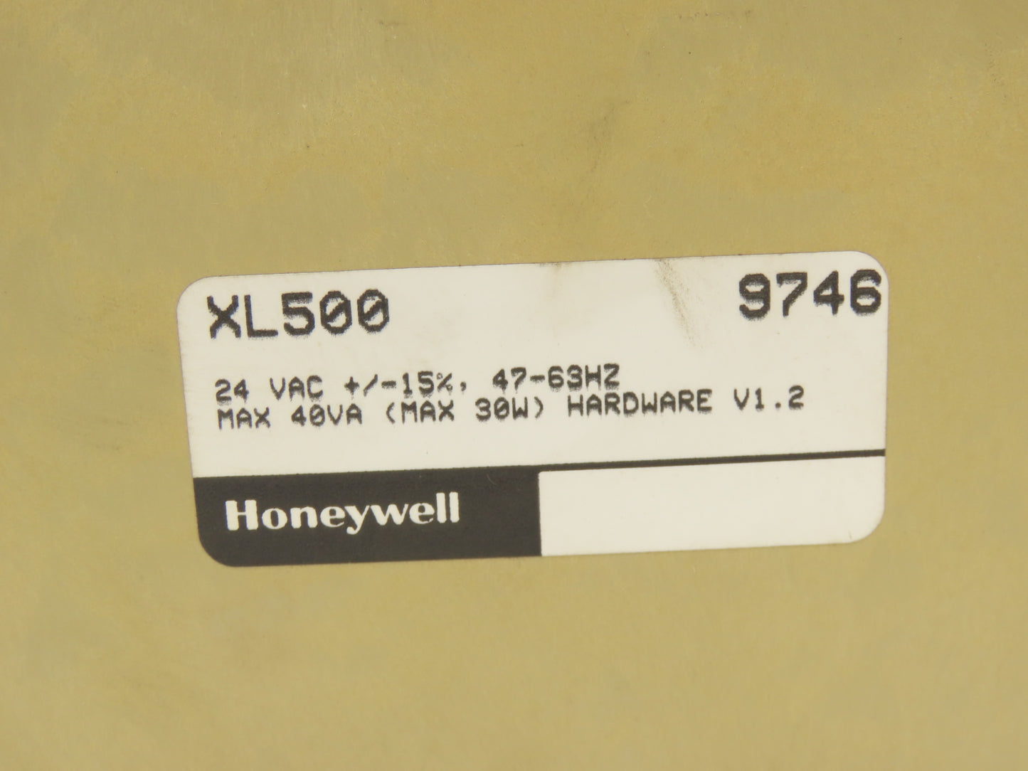 Honeywell XI581AH LCD Screen HMI Push Button Interface & Slot Rack XL500