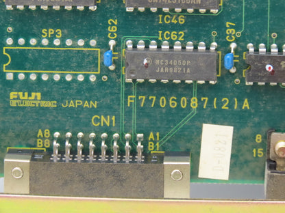 Fuji Electric VT2-HMCPU Main CPU Processor Card PCB F7706087(2)A