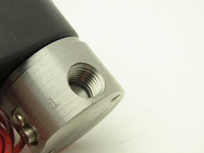Parker Fluid Solenoid Valve Two Way Coil Voltage 120VAC 1/4" NPT 250 PSI