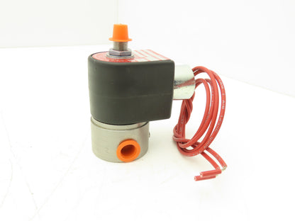 Parker Fluid Solenoid Valve Two Way Coil Voltage 120VAC 1/4" NPT 250 PSI
