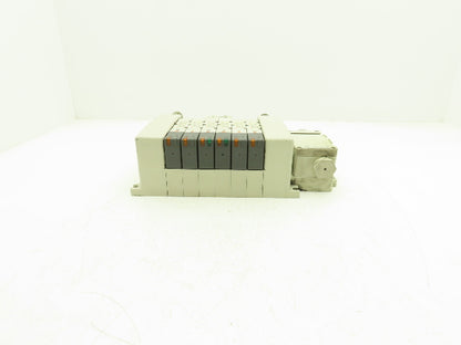 SMC VQ4101-5W/VQ4301-5W Pneumatic Solenoid Valve 6-Station Manifold 24VDC