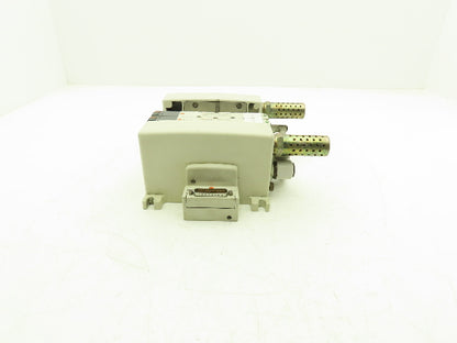 SMC VQ4301-5W Pneumatic Solenoid Valve 4-Station Manifold 24VDC w/2 Valves